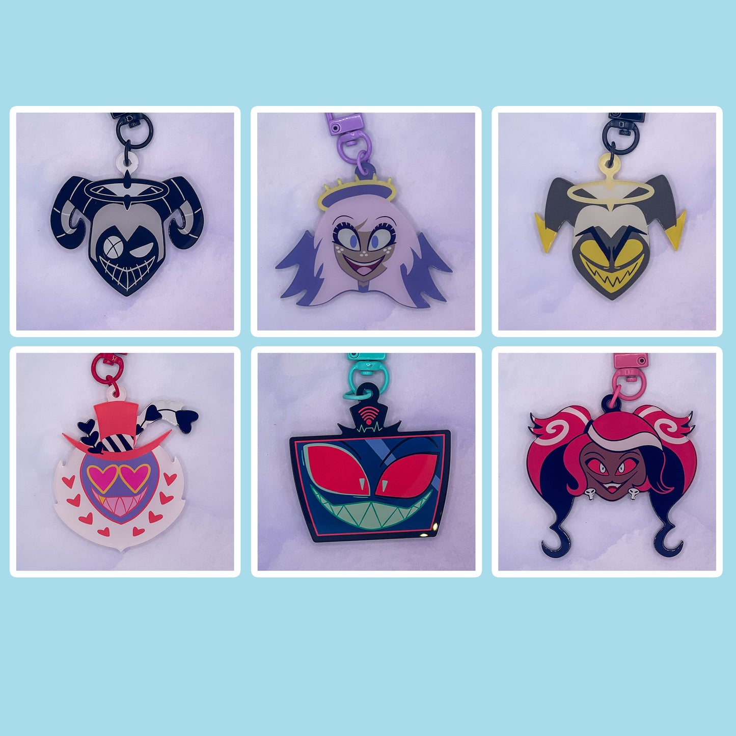 Hazbin Head Charms Set 2