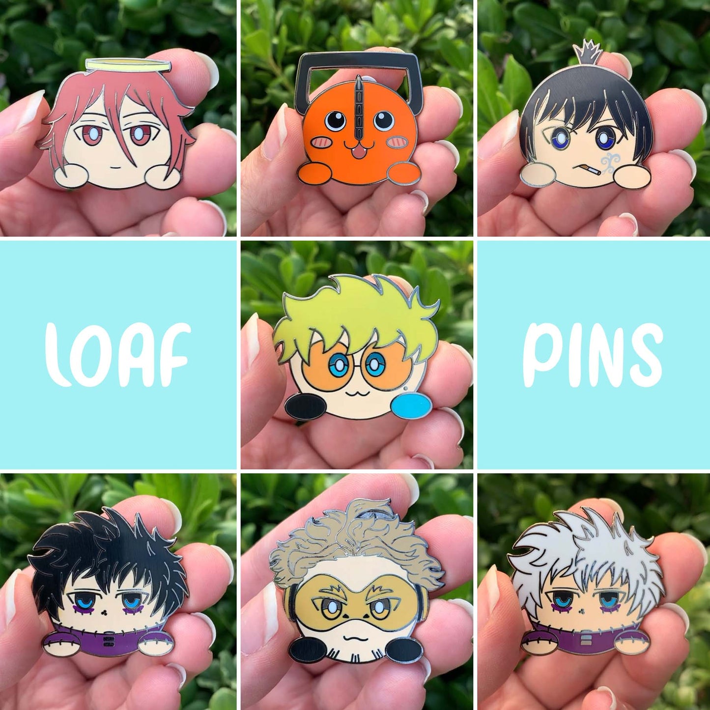 Adoption Series: Loaf Plushie Pins 2