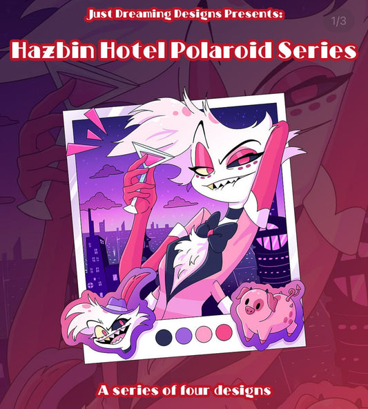 Hazbin Polaroid Commitment Group: Angel