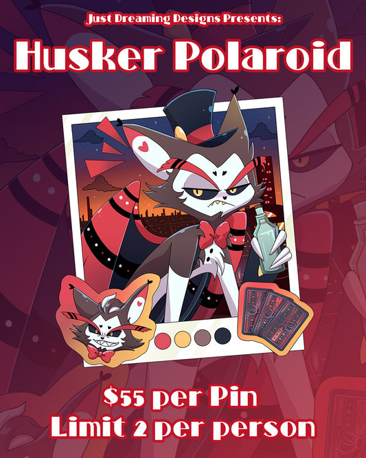 Hazbin Polaroid Commitment Group: Husker