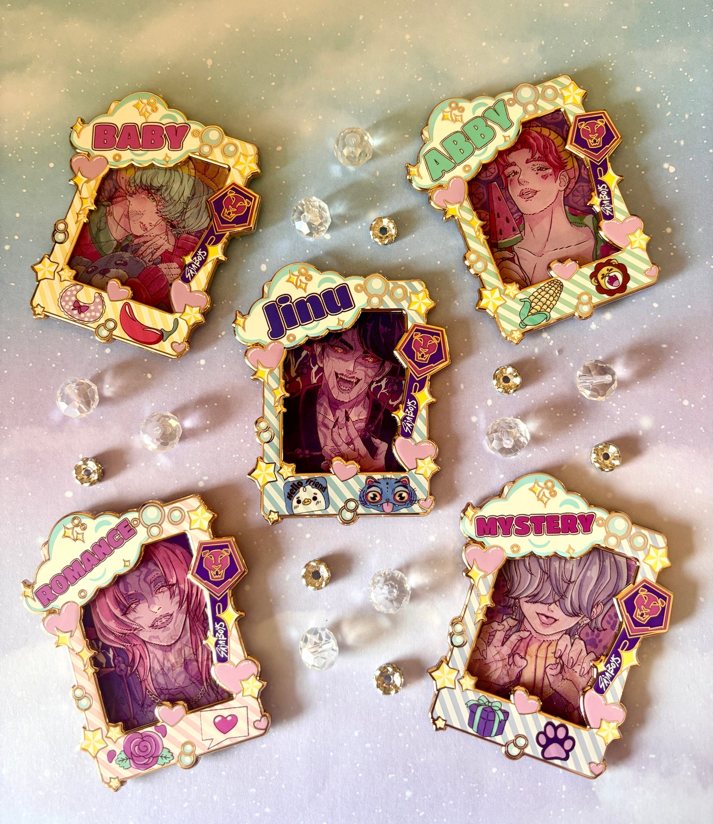Your Idols: Lenticular Pin Series